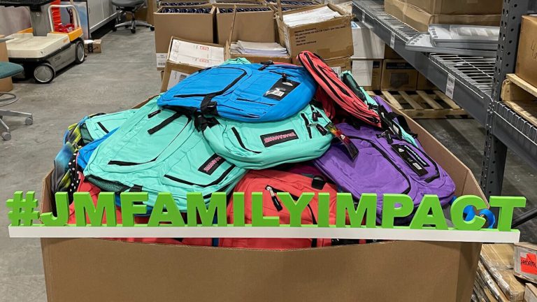 JM Family and its subsidiaries helped to bridge the gap for families by hosting back-to-school community efforts at business locations throughout the country