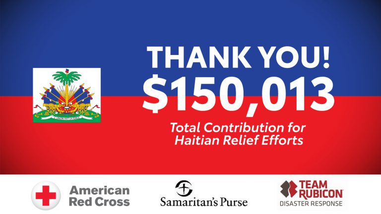 JM Family makes a donation to support Haitian recovery efforts